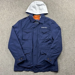 Polo Ralph Lauren Jungen L 14-16 3 in 1 Surplus inspiriert Jacke durchgehender Reißverschluss Kapuze - Bild 1 von 9