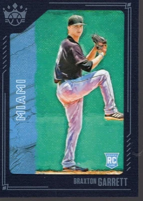 2021 Diamond Kings Blue Frame #48 Braxton Garrett - BB - Image 1 of 2