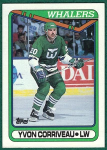 Yvon Corriveau - 1990-91 Topps #364 - Hartford Whalers Hockey Card - Bild 1 von 2