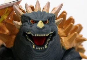 Figurina Bandai 11" 2005 Godzilla Final Wars Anguirus in vinile mai usata con etichette - Foto 1 di 7