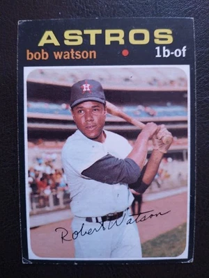1971 Topps #222 Bob Watson GD+ - Image 1 of 2