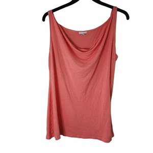 Gap Maternity Tank Top XXL cowl neck, coral color, comfortable and cool - Picture 1 of 5