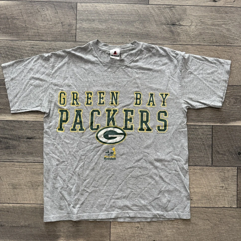 Camiseta De Colección 1997 Riddell Green Bay Packers NFL Gris Gráfico Para Hombre Mediana EE. UU. Foto 1 de 4