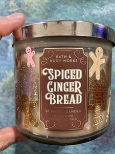 Bath & Body Works Spiced Ginger Bread Duftkerze 3 Docht 14,5 Oz. NEU - Bild 1 von 4