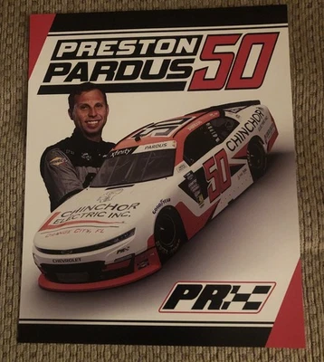 Nascar Xfinity Driver #50 Preston Pardus Chinchor Electric 2025 Postcard