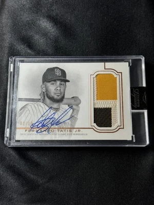 Parche automático Fernando Tatis Jr. 2020 Topps Dynasty #02/10 sellado #DAP-FTJ1 Padres Foto 1 de 2