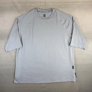 Camisa ASRV Manga 3/4 Camiseta Grande Para Hombre Grande Supima Gimnasio Atlético - Imagen 1 de 8