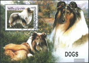 Afganistán Bloque 109 (compl.edición) usado 1999 perros - Imagen 1 de 1