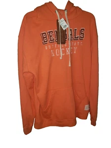 Buffalo State Bengals Hockey Hooded Sweatshirt Men’s XL Orange Hoodie Brand NEW - Picture 1 of 5