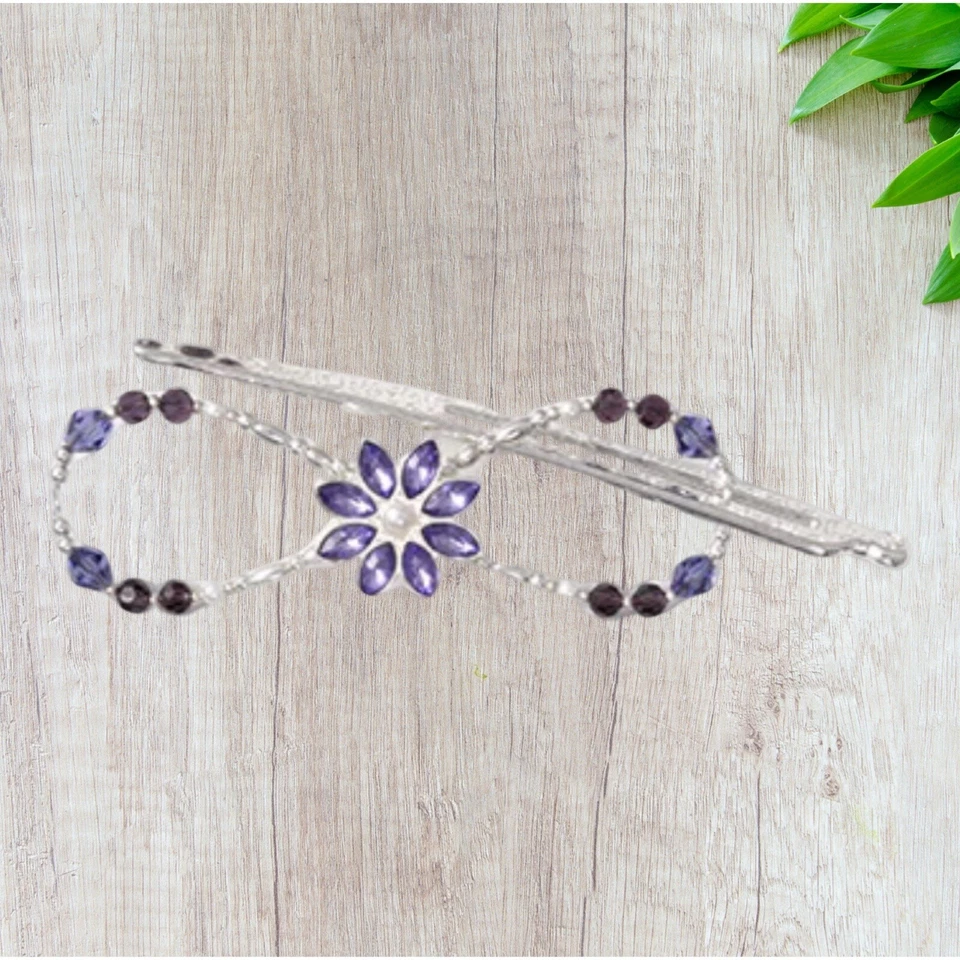 Lilla Rose Flexi - Clip 3792 Tanzy Barrette Nickel Plated - Image 1 of 1
