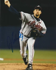 JOHN SMOLTZ SIGNED ATLANTA BRAVES PITCHER 8x10 PHOTO #1 Autograph EXACT PROOF! - Bild 1 von 2