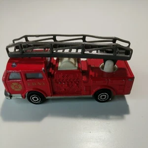 Vintage Majorette Pompier 1/100 Scale Red No 207 Fired Truck Diecast - Picture 1 of 7