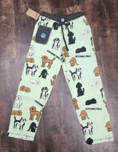 Lazy One Womens Pajama Pants PJ's Choose Size Fetching Tired DOG FREE Ship USA - Picture 1 of 3