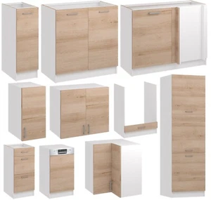 Küchenschrank Küche Hängeschrank Unterschrank Küchenzeile Kühlschrank artisan - Bild 1 von 41