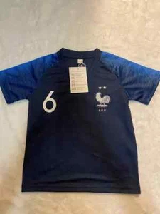France Soccer Team Pogba #6 kids 3-4 Yrs Old jersey - Picture 1 of 5