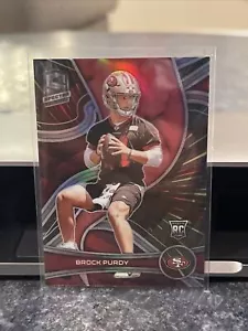 2022 Panini Spectra Brock Purdy Rookie Hyper Prizm/75 49ers RC - Foto 1 di 3