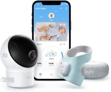 eufy S340 Smart Sock Baby Monitor 2K Camera Track Sleep/Heart Rate/Cry Detection