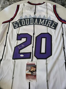 Damon Stoudamire Autographed/Signed Jersey JSA COA Toronto Raptors - Picture 1 of 8