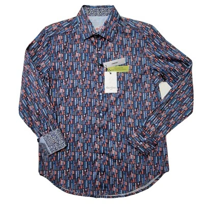 ROBERT GRAHAM DEVONPORT S Small Multicolor Striped Check Pattern Men's Shirt NWT - Image 1 of 4