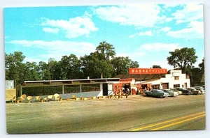 postcard Basketville, Putney, Vt. roadside basket store, Route 5 & 91. - Picture 1 of 2