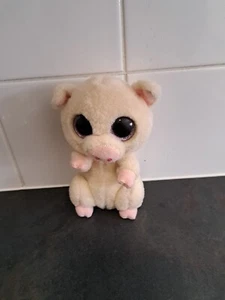 TY Beanie Boos 6” piggly piggley the cream pig cute Plush - Picture 1 of 5