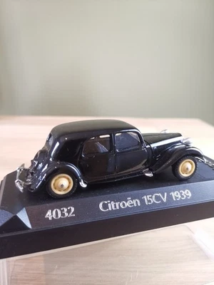 1:43 Solido Citroën 15cv 1939 En Boîte 4032- Noir - Photo 1/3
