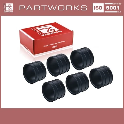 6x Manguito de goma colector de admisión para PORSCHE 911 3.0 SC 92811015801 Foto 1 de 4