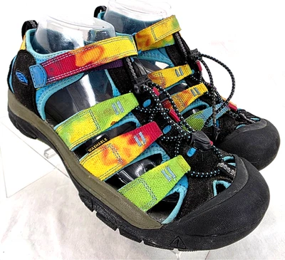 Keen Whisper Tie-Dye Bungee Adjustable Sport Fisherman Sandal Shoes Youth US 6 - Изображение 1 из 4