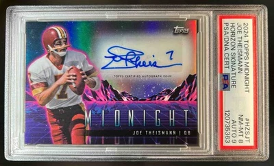 Topps Midnight Joe Theismann Horizon Signatures 2024 automático #HZS-JT PSA 8 9 Foto 1 de 2