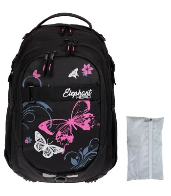 Rucksack Elephant Hero Signature Schulrucksack Schultasche 12679 Butterfly Pi +R - Bild 1 von 4