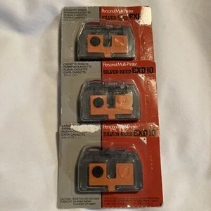 3 SILVER REED EXD 10 FARBBAND CASSETTE Ribbon Sealed Personal Multi Printer - Picture 1 of 2