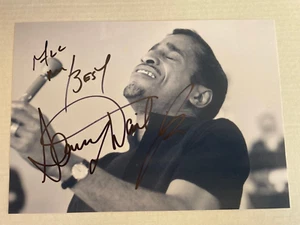 Foto autógrafa firmada a mano de Sammy Davis Jr. 8 x 12 con certificado de autenticidad - Imagen 1 de 6