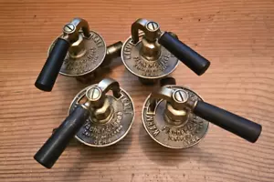 4x Jugendstil Fischer & Jacob Gera Heizkörperventil Heizungsventil Thermostat!!! - Bild 1 von 14