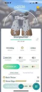 Pokémon Go | Regional UK Stonjourner | Trade 20K Stardust - Bild 1 von 1