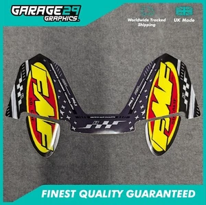 FMF POWERCORE TITANIUM 4.1 EXHAUST STICKER KIT - STEALTH + COLOUR LOGO - Picture 1 of 1