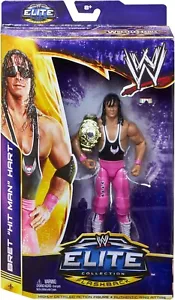 WWE Elite Collection Flashback Bret "Hit Man" Hart Figure Mattel JC - Picture 1 of 3