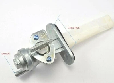 Fuel Valve Petcock Assembly For SUZUKI TS75 TS90 TS100 TS125 TS185 TS250 TS400 - Image 1 of 3