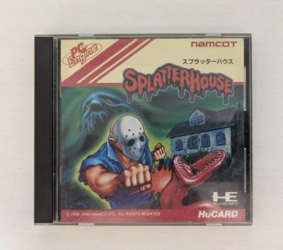 SPLATTER HOUSE NEC PC Engine PCE HuCard Acution game Boxed Manual Japan import - Image 1 of 4