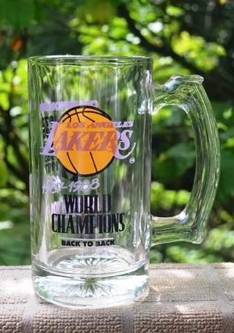VINTAGE LOS ANGELES LAKERS 1987-1988 WORLD CHAMPS BACK TO BACK MUG Cover
