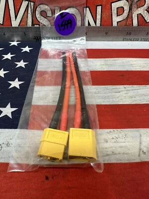 XT60 Plug Connectors Male and Female 12AWG Wire NewInPack USA Shipped - Image 1 of 4