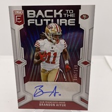 2023 Donruss Elite Brandon Aiyuk BACK TO THE FUTURE /149 AUTOGRAPH