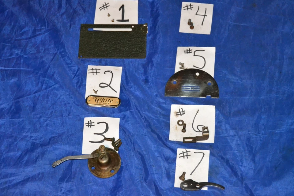 MÁQUINA DE COSER GIRATORIA BLANCA 77 VERDE PIEZAS ORIGINALES ELIGE TU PIEZA Foto 1 de 1