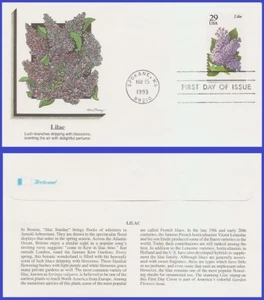 USA5 #2764 U/A FLEETWOOD FDC Lilac Garden Flowers - Picture 1 of 1