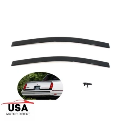 Rear Bumper Trim w/ Center Clip Compatible with 83-1986 Chevrolet Monte Carlo SS Foto 1 de 4