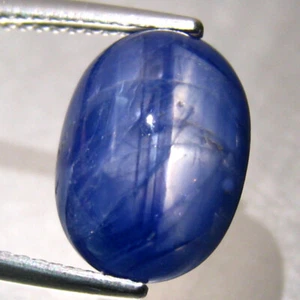 7,62 CT INCREÍBLE PIEDRA PRECIOSA SUELTA ESTRELLA ZAFIRO SIN CALEFACCIÓN INTERMITENTE 6 RAYOS - Imagen 1 de 3