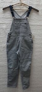 New Duluth Trading Rootstock Gardening Overalls Blue/White Size Small/Medium