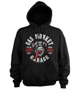 Licencia Oficial Gas Monkey Garage - Sudadera con Capucha Sello Redondo - Imagen 1 de 2