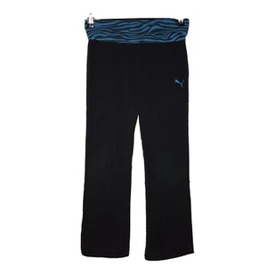 Puma Active Lifestyle Black Pants Girls Size Medium (H) - Picture 1 of 5