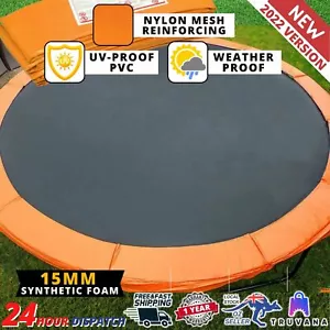 Powertrain Replacement Kahuna Trampoline Spring SAFETY PAD 10ft UV Proof Orange - Picture 1 of 12