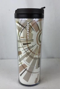 Starbucks 2013 Travel Tumbler 16 oz. - Braun und Grau Abstrakt - Bild 1 von 6